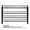 Detachable Spice Rack Organizer for Cabinet, 4 Tie Stackable Seasoning Organizer, Spice Jars Kitchen Storage for Countertop Kitchen Pantry Cupboard