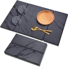 Large Stone Drying Mat for Kitchen Counter, 24"x16" Collapsible Quick Dry Dish Drying Mat