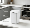 10L Touchless Automatic Sensor Trash Can, Water Resistant Tall Garbage Bin