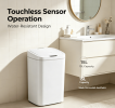 10L Touchless Automatic Sensor Trash Can, Water Resistant Tall Garbage Bin