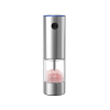 Electric Salt or Pepper Grinder , Stainless Steel with LED Light, Type-C Rechargeable, Ceramic Adjustable Coarseness