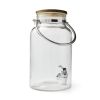 Glass 1.5 Gallon Beverage Dispenser with Wood Lid