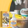 Heavy Duty Kitchen Degreaser Spray, All Purpose Grease Remover Cleaner for Stove Oven Range Hood Countertop, Fast Acting Kitchen Oil Stain Cleaner