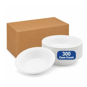 Progress16 oz Bagasse Soup & Salad Bowls – 300 Count Bulk