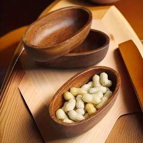Four Japanese-Style Sushi Platters | Stylish Boat-Shaped Table Decor, Durable And Easy-To-Clean Wooden Condiment Dish, Handcrafted