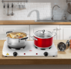 Cooking electric heating plate; includes 2 stove units, a 2000-watt portable electric stove