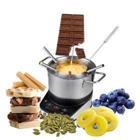 Kitchen Fondue Pot Set with Fork for Household