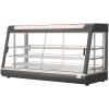 3-Tier Commercial Food Warmer Display, 1600W Food Display Warmer with LED Light, Top Storage and Adjustable Shelves, 86 - 185 Fahrenheit Steam Heating