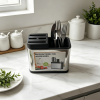 Kitchen Cutlery Holder Knife Block Storage Rack Organizer Utensils Chopstick Box Stainless Steel