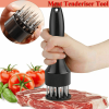 Stainless Steel Beaf Steak Mallet Meat Tenderizer Hammer 21 Pin Hand Press Tool