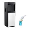 Water Dispenser with Ice Maker, 3-in-1 Floor-Standing Water Dispenser, 33 LBS/24H, 9 Cubes/7 Min Fast Ice Making with 1.3 LBS Storage