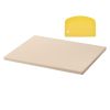Pizza Stone, 15 x 12 in Rectangular Cordierite Pizza Stone, Extra Large Baking-Stone with Scraper, 0.6 in Thick Heat-Resistant Cordierite