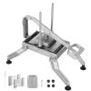 Commercial Vegetable Slicer, 3/8" and 3/16" Tomato Slicer, Stainless Steel and Aluminum Alloy Vegetable Cutter Slicer