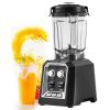 Professional Blender, Commercial Countertop Blenders, 68 oz Plastic Jar Blender Combo, Stainless Steel 3 Functions Blender, for Frozen Drinks, Shakes