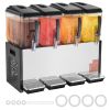 Commercial Beverage Dispenser, 4 Tanks 12 L / 12.7 QT Per Tank Juice Dispenser
