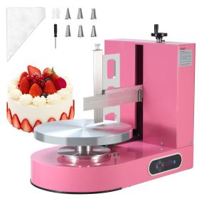 Cake Decorating Machine, Cake Cream Spreading Coating Smearing Machine, Low Noise Cake Frosting Machine, Turntable with Adjustable Scraper