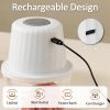 400ML Electric Garlic Chopper and Food Processor 1.5 Cup, 6 Blades Garlic Grinder Mini Vegetable Chopper, USB-C Rechargeable Portable Veggie Chopper