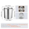 Stainless Steel Stockpot, 42 Quart Large Cooking Pots, Multipurpose Cookware Sauce Pot with Lid & Handle, Heavy Duty Commercial Grade Stock Pot