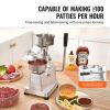 Commercial Burger Patty Maker, 100mm/4inch Hamburger Beef Patty Maker, Heavy Duty Food-Grade Stainless Steel Bowl Burger Press Machine