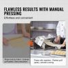 Manual Dough Sheeter Machine, Puff Pastry Sheeter and Fondant Roller, Removable Handle, Panel, Roller for Easy Cleaning