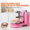 Cake Decorating Machine, Cake Cream Spreading Coating Smearing Machine, Low Noise Cake Frosting Machine, Turntable with Adjustable Scraper