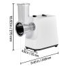 Electric Cheese Grater Salad Maker, 200W Salad Shooter, Electric Vegetable Slicer Shredder Chopper for Fruits with 5 Attachments