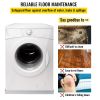 27 x 25 x 2.5 Inch Washing Machine Pan 304 Stainless Steel Washing Machine Drain Pan 18 GA Thickness Heavy Duty Compact Washer Drip Tray with Drain Ho