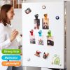 16 Pack Chip Clips Bag Clips, Office Paper Clamps, Multicolor Magnetic Clip for Food Packages, Multipurpose Plastic Clip for Food, Snack, Refrigerator