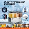 Commercial Beverage Dispenser, 3 Tanks 18 L / 19 QT Per Tank Juice Dispenser
