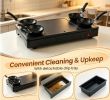 1000W Electric Grill Griddle Nonstick Pancake Woks And Wooden Spatulas Set for Kitchen