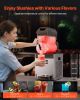 Commercial Slushy Machine, 12L Single Tank Frozen Drink Machine, 48 Cups Stainless Steel Margarita Smoothie Frozen Drink Maker