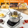 Kitchen Fondue Pot Set with Fork for Household