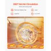 Food Dehydrator Machine, 6 Stainless Steel Trays, 400W Electric Food Dryer with Adjustable Temperature & 24-Hour Timer, Freeze Dryer for Jerky, Meat