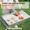 Stove Top Griddle, 23.5"x16" Pre-Seasoned Stainless Steel Griddle, Rectangular Double Burner Griddle Pan