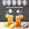 Countertop Ice Maker, Self-Cleaning Portable Ice Maker Machine with Handle and Ice Scoop, Bullet Ice Cubes