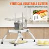 Commercial Vegetable Slicer, 3/8" and 3/16" Tomato Slicer, Stainless Steel and Aluminum Alloy Vegetable Cutter Slicer