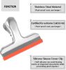 12 Pack Stainless Steel Chip Bag Clips Covered with Silicone - NO More Sharp Edges - Color Coded for Food Bags - Air Tight Seal