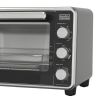 Crisp 'N Bake PRO 6-Slice Air Fryer Toaster Oven with Basket, Pan, Rack Tray, Stainless Steel