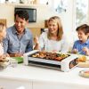 Multifunctional Electric Hot Dog Roller Machine, 3-in-1 Sausage Grill with Non-Stick Griddle, Smokeless BBQ Grill for Home, Dorm, RV, Party
