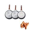 3-Piece Set Nonsitck Frying Pan Skillet with Handle