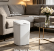 10L Touchless Automatic Sensor Trash Can, Water Resistant Tall Garbage Bin