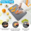 3Pcs Nesting Stone Drying Mat for Kitchen Counter, Quick Drying Stone Dish Drying Mat with Non-Slip Feet