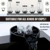 "High Pressure Kitchen Sink Sprayer with Cup Washer - Auto Flush Faucet Attachment"