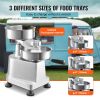 Commercial Burger Patty Maker, Hamburger Beef Patty Maker with 3 Convertible Mold(4/5/6-inch), Heavy Duty Stainless Steel Burger Press Machine