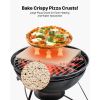 Pizza Stone, 15 x 12 in Rectangular Cordierite Pizza Stone, Extra Large Baking-Stone with Scraper, 0.6 in Thick Heat-Resistant Cordierite