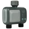 WiFi Sprinkler Timer, 2 Outlets, Smart Hose Faucet Water Timer with Brass Inlet, APP Control via 2.4Ghz WiFi or Bluetooth
