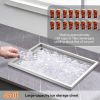 Drop in Ice Chest, 22"L x 17"W x 12"H Stainless Steel Ice Cooler, Commercial Ice Bin with Cover, 40 qt Outdoor Kitchen Ice Bar