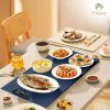 Electric Food Warmer Mat - Portable Silicone Heating Tray with Adjustable Temperature Control