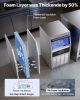 Commercial Ice Maker Machine with Pump, 130 lbs/24h with 30 lbs Storage Capacity, Built-in/Freestanding/Under Counter
