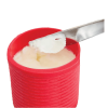 Silicone Pig Bacon Grease Container with Strainer, Heat-Resistant Grease Keeper for Filtering & Storing Bacon Fat
